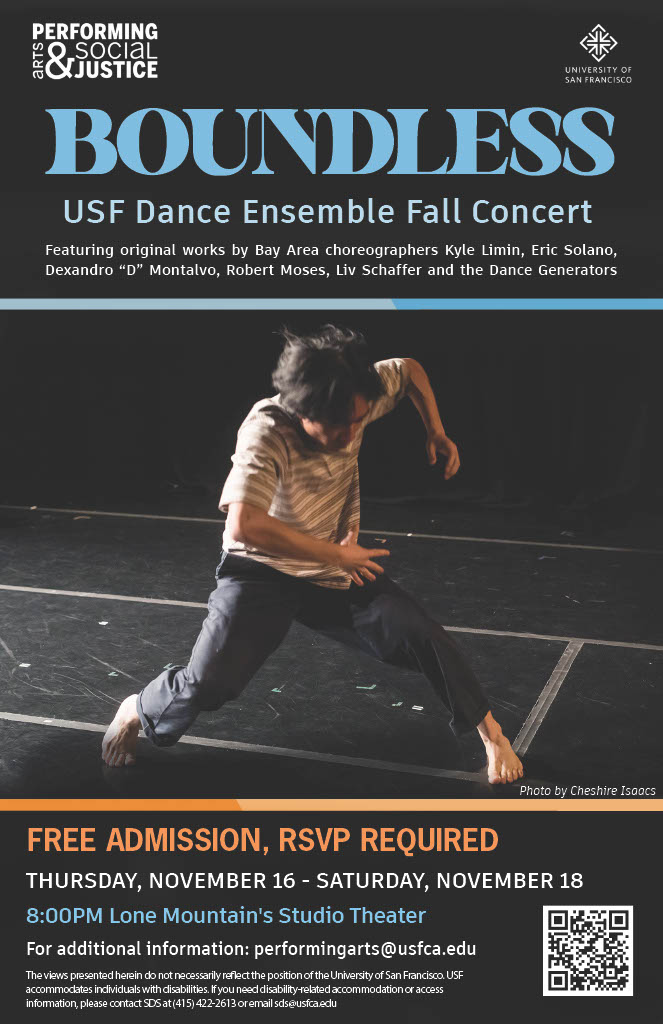 Boundless - USF Dance Ensemble Fall Concert Poster